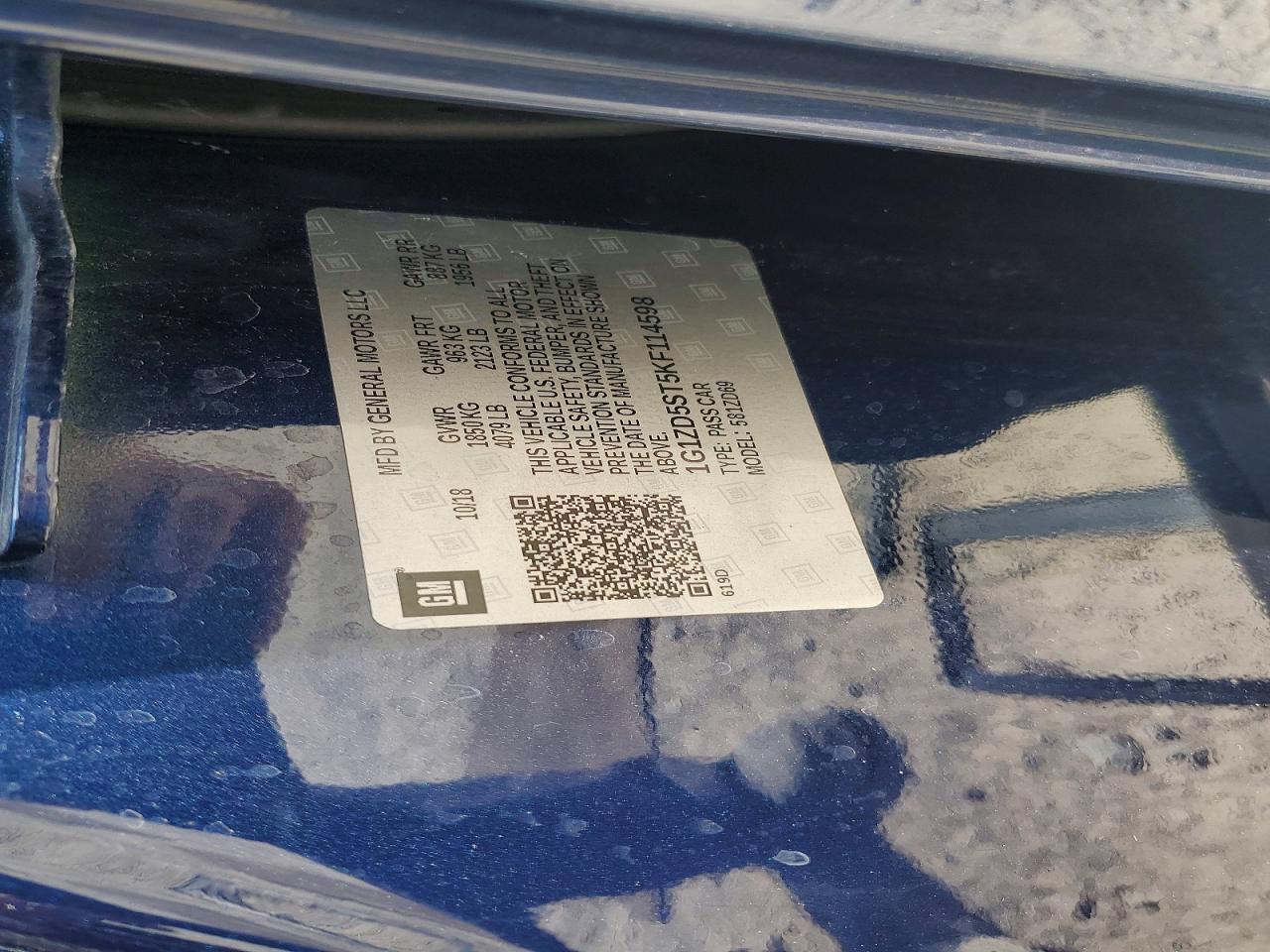 2019 CHEVROLET MALIBU