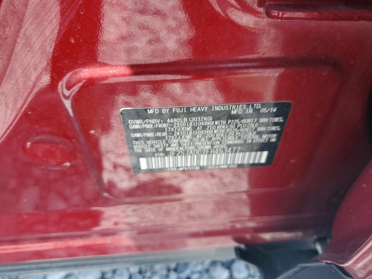 2015 SUBARU FORESTER