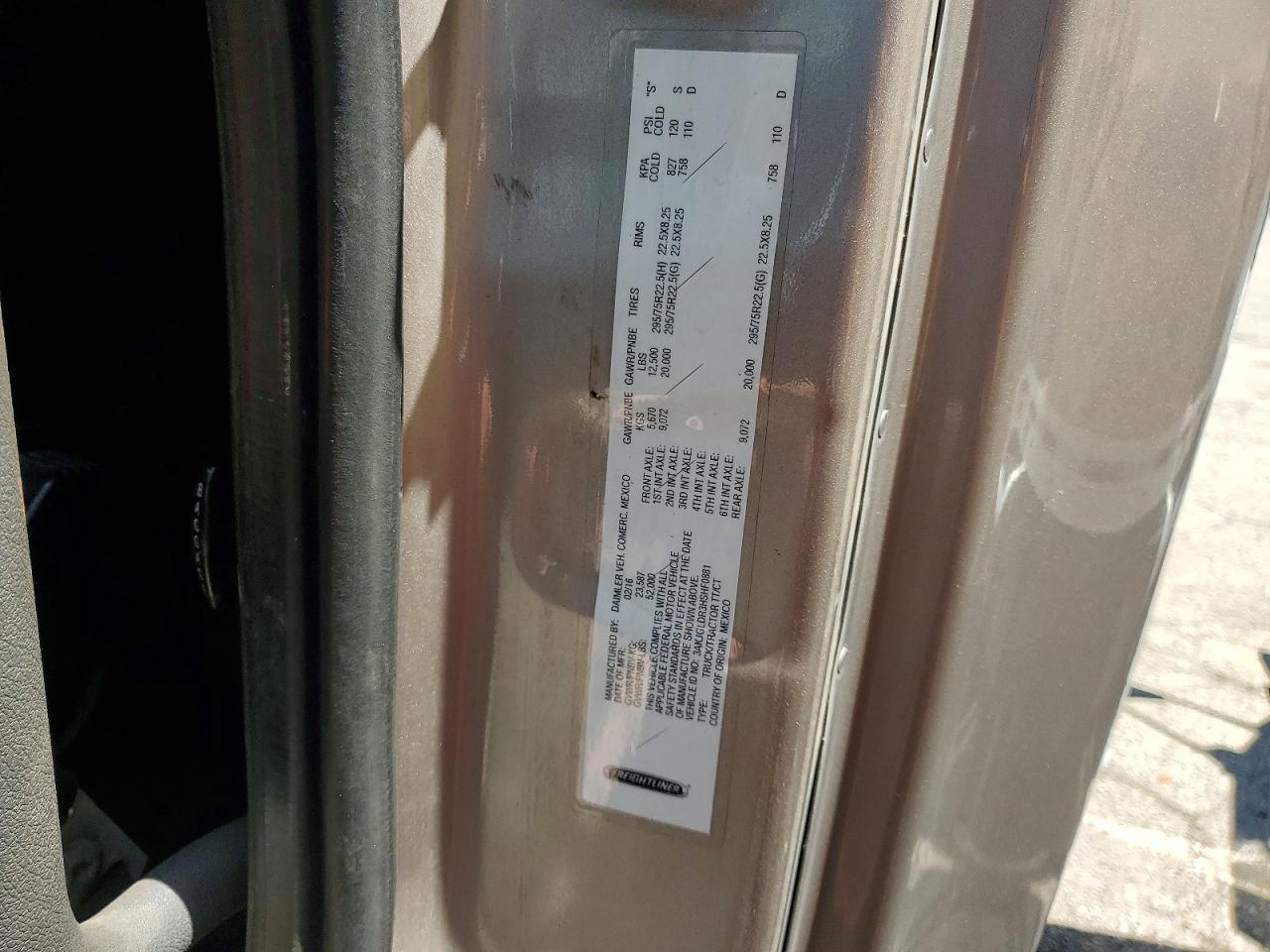 2017 FREIGHTLINER ALL OTHER