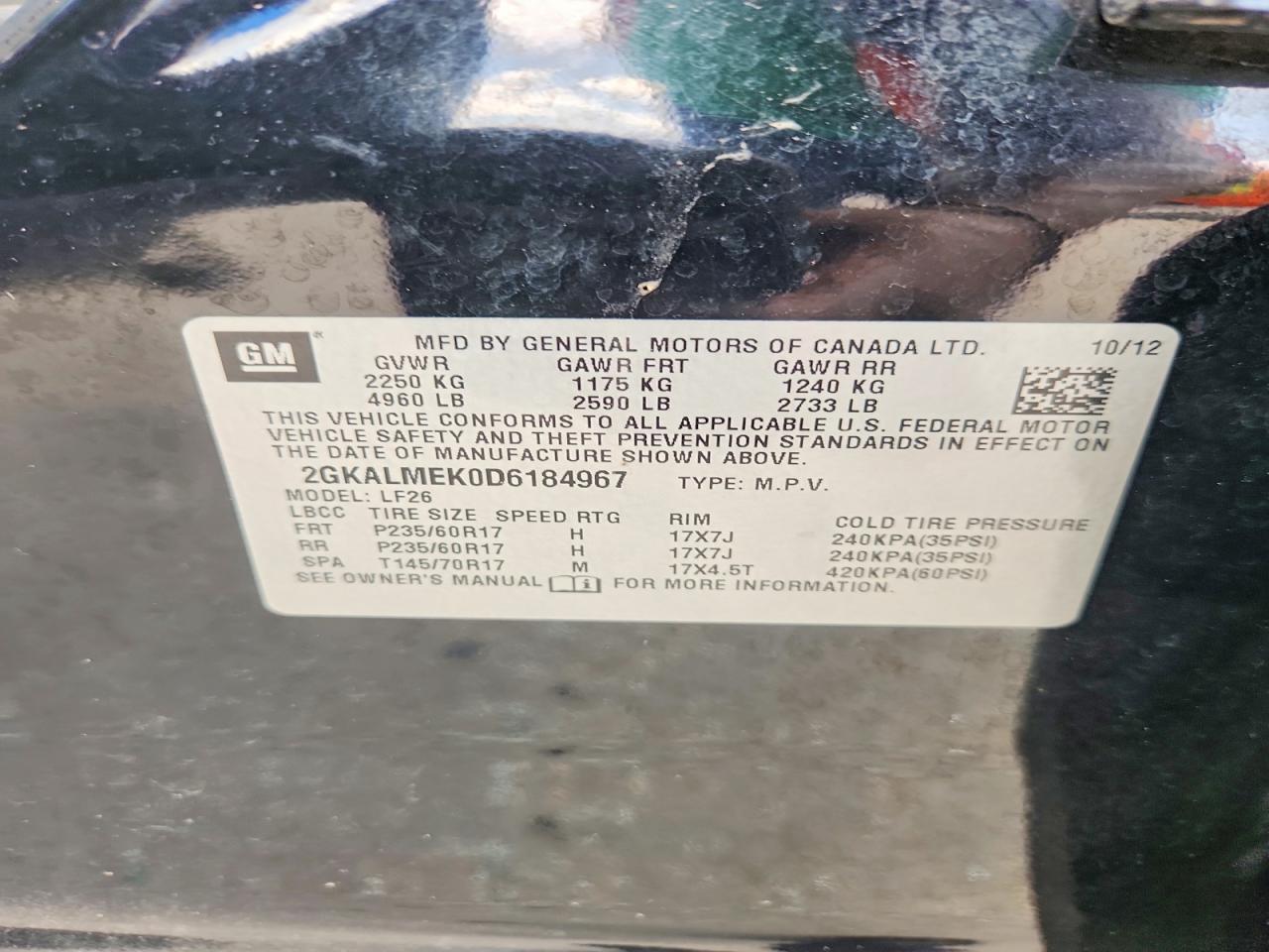 2013 GMC TERRAIN