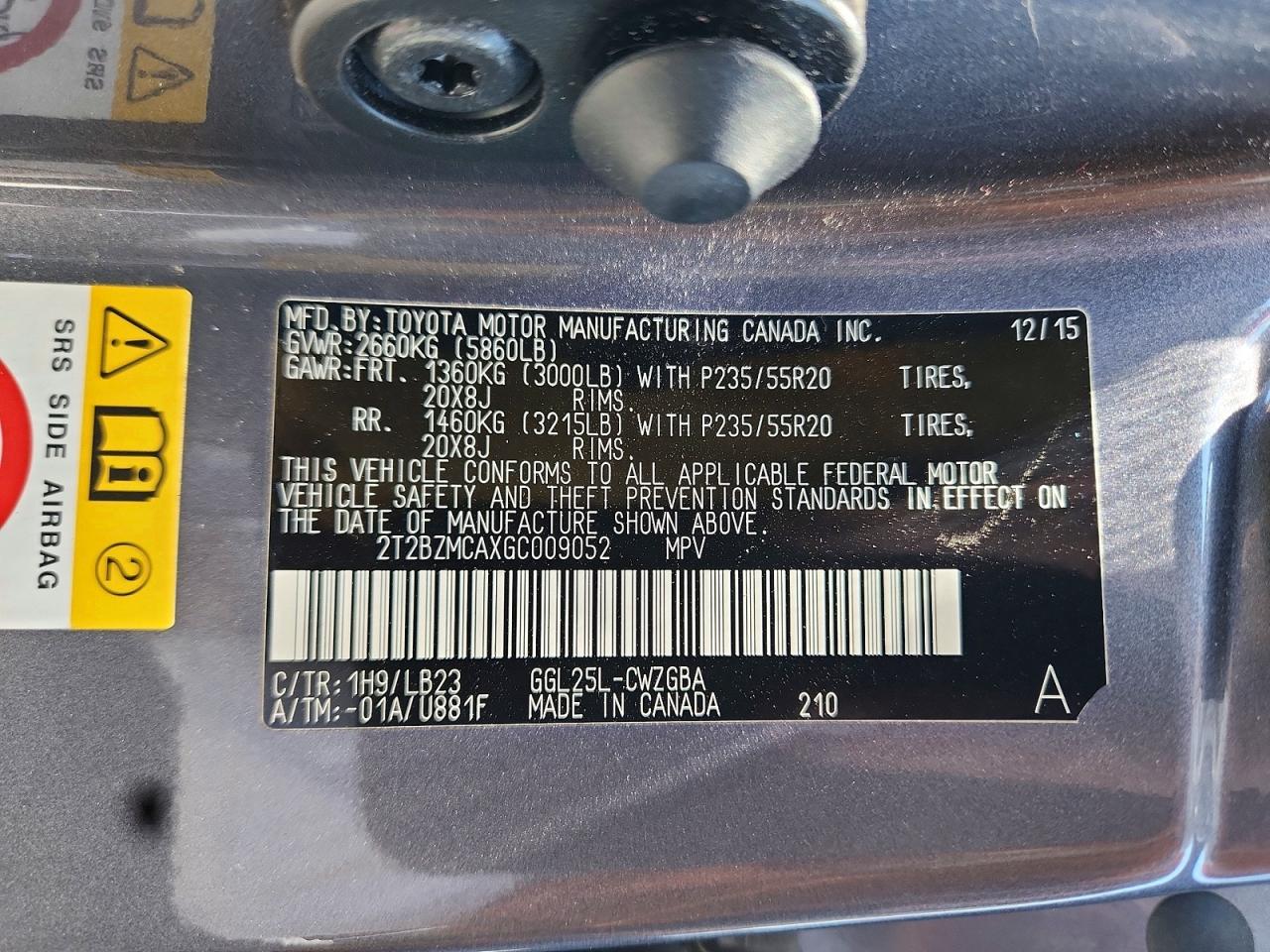 2016 LEXUS RX350