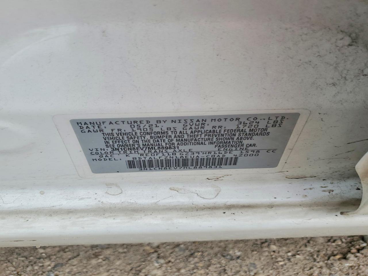 2021 NISSAN VERSA