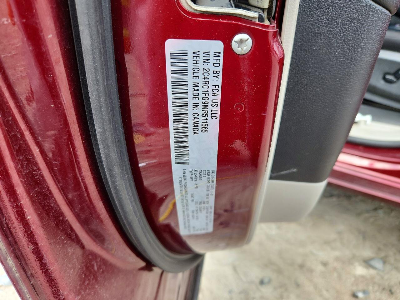 2021 CHRYSLER PACIFICA