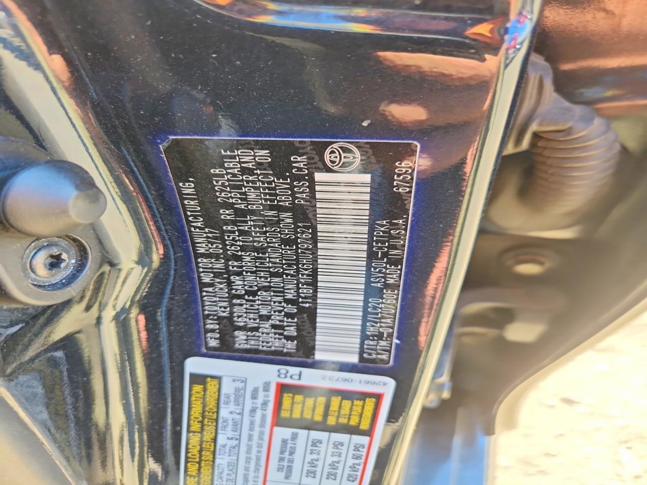 2017 TOYOTA CAMRY