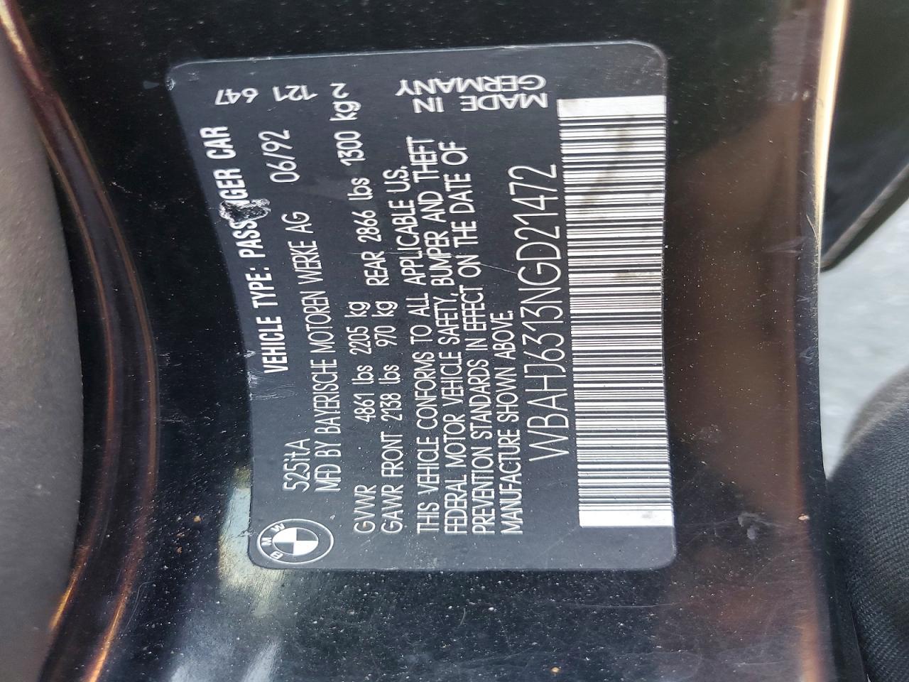1992 BMW 5 SERIES