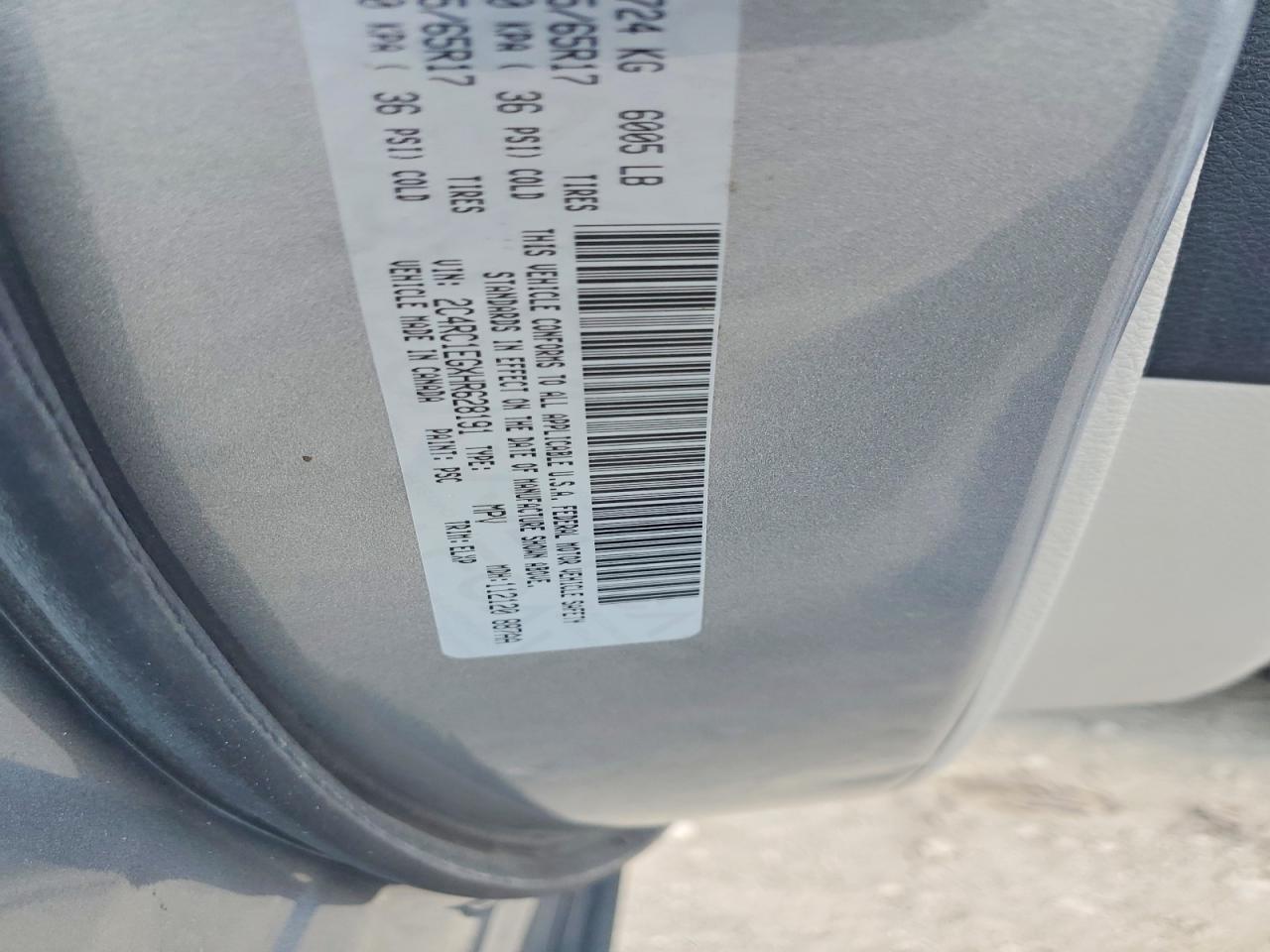 2017 CHRYSLER PACIFICA