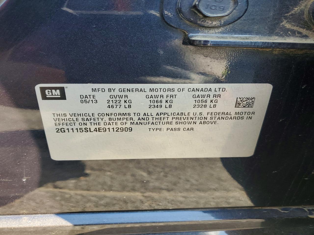 2014 CHEVROLET IMPALA