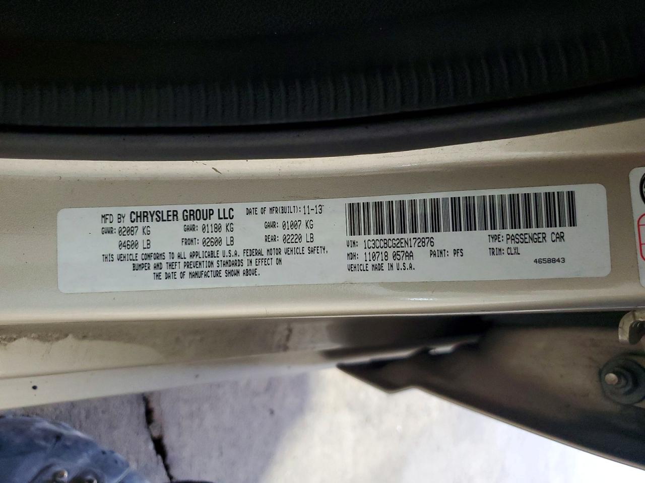 2014 CHRYSLER 200