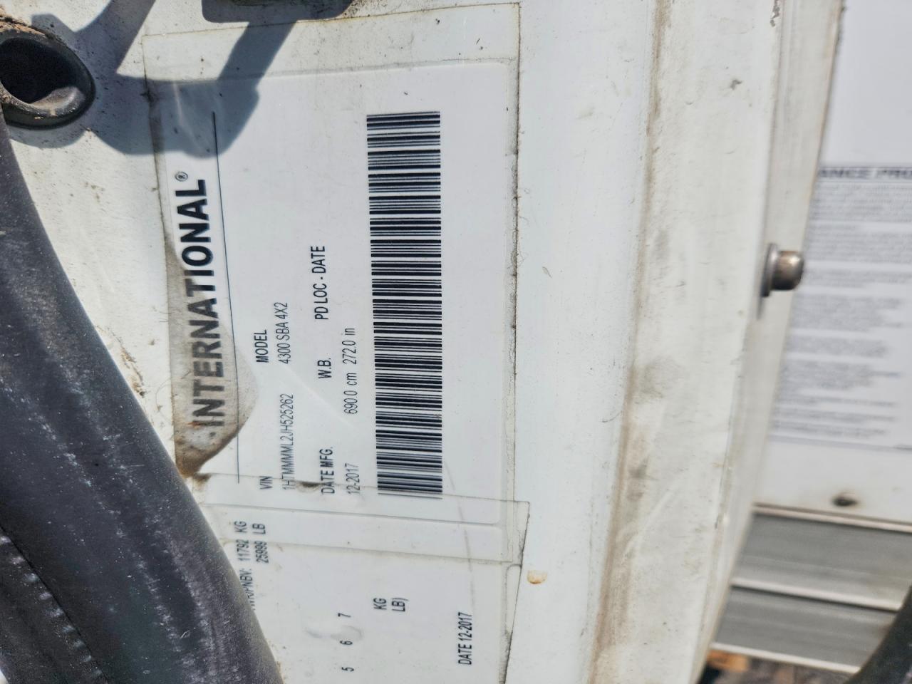 2018 INTERNATIONAL 4000 SERIE