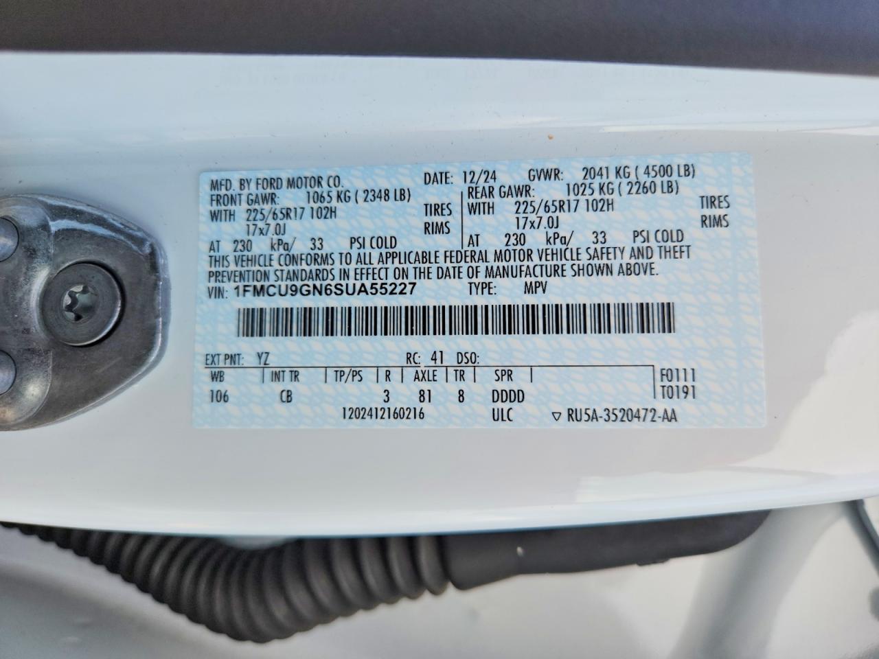 2025 FORD ESCAPE