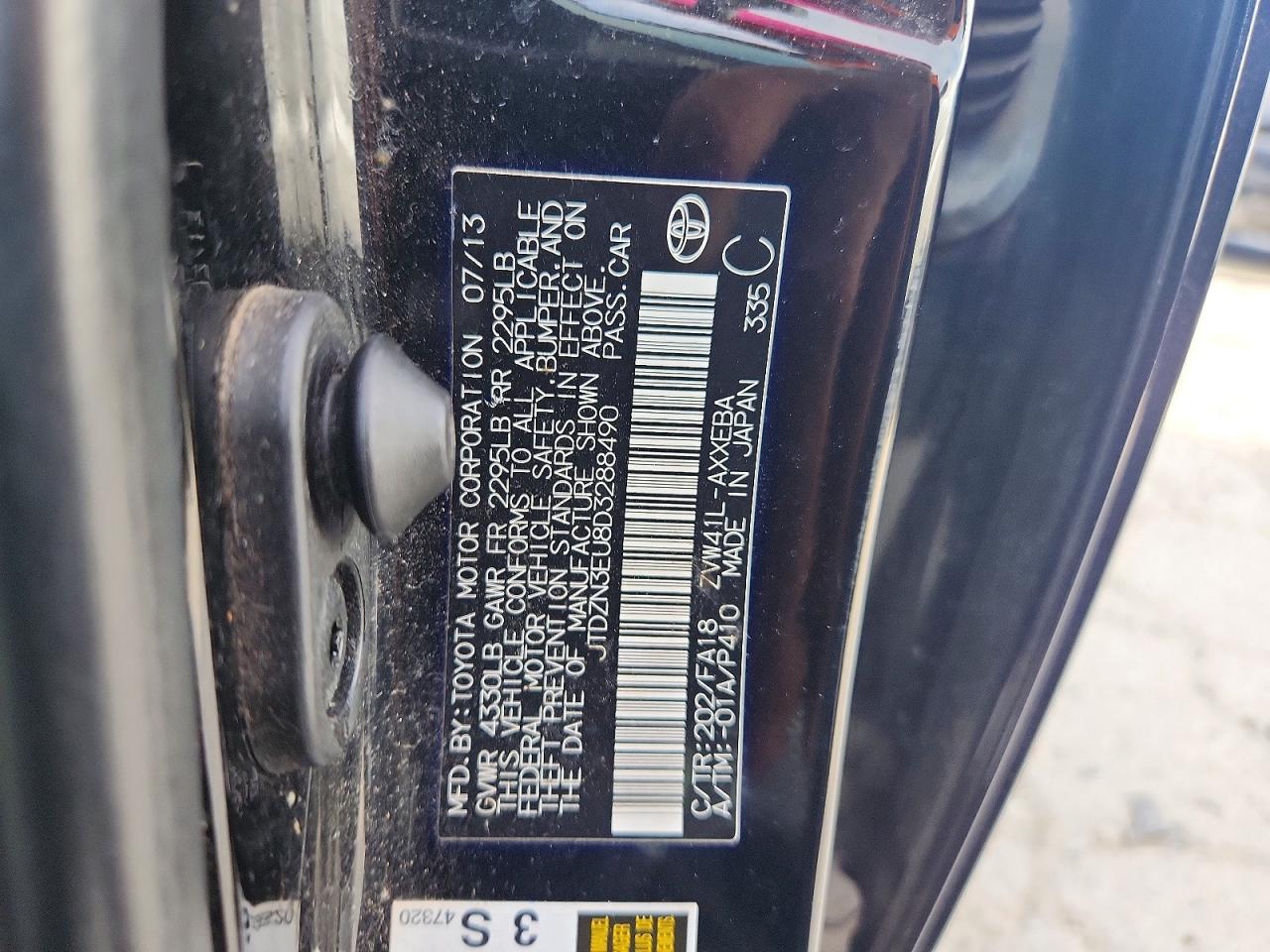 2013 TOYOTA PRIUS