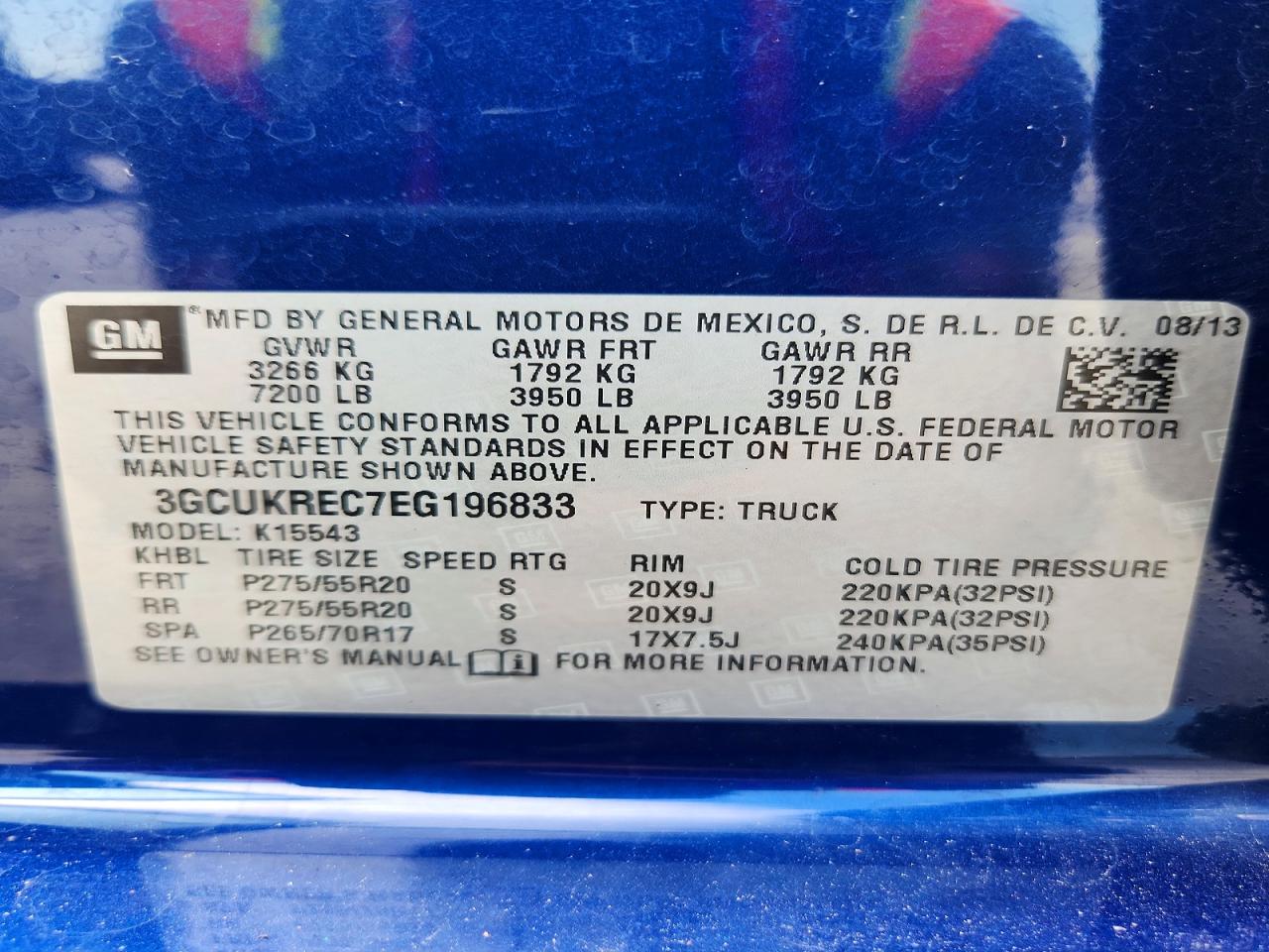 2014 CHEVROLET SILVERADO