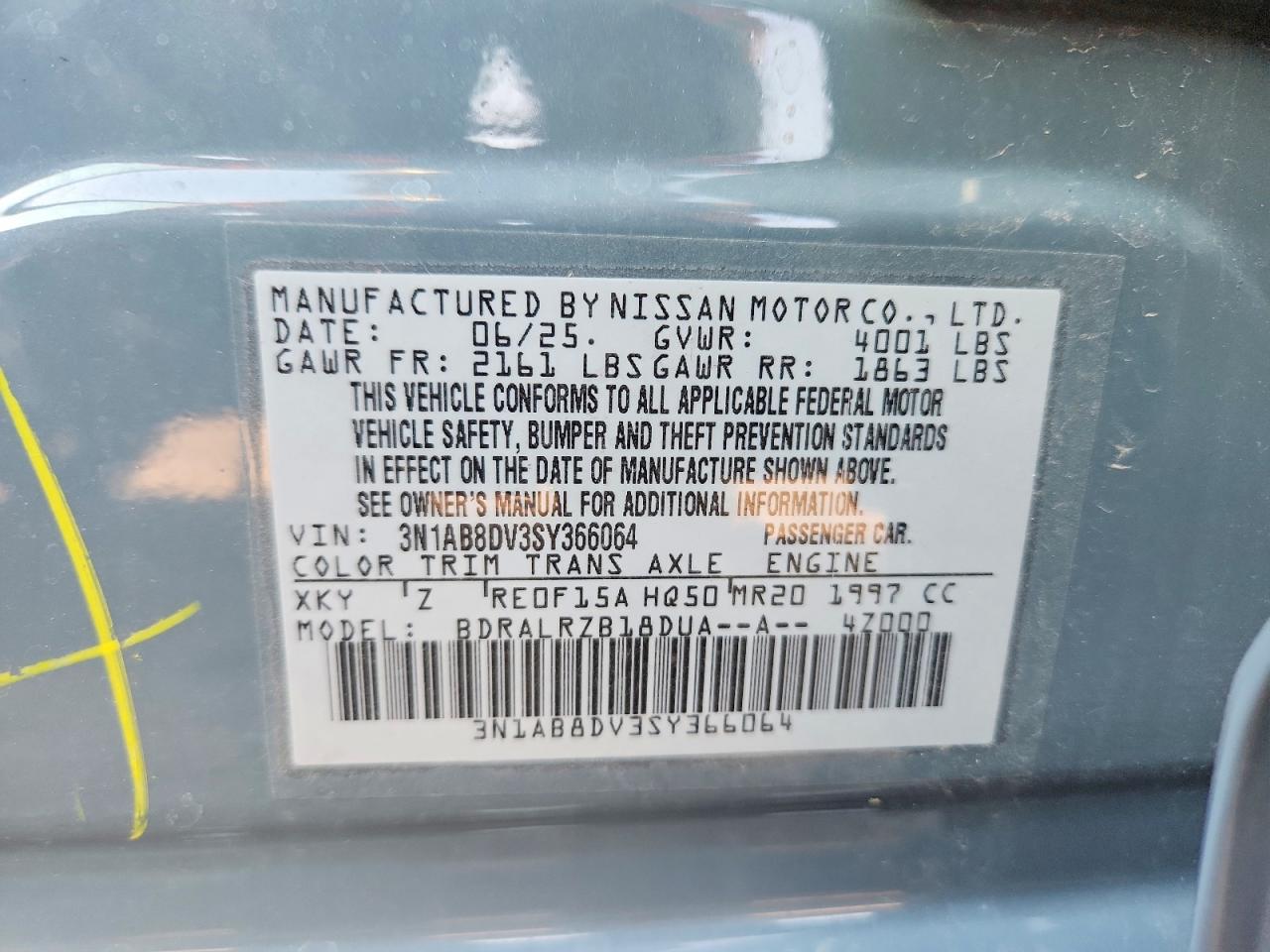 2025 NISSAN SENTRA