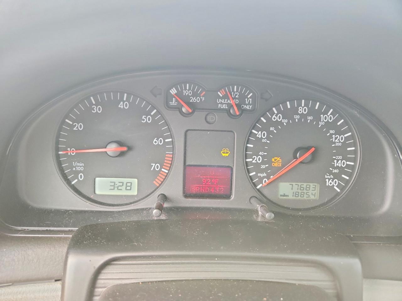 2001 VOLKSWAGEN PASSAT