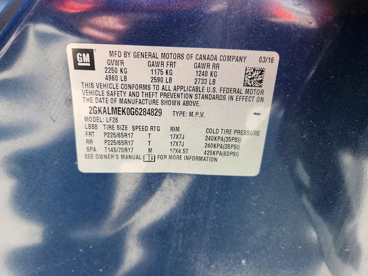 2016 GMC TERRAIN