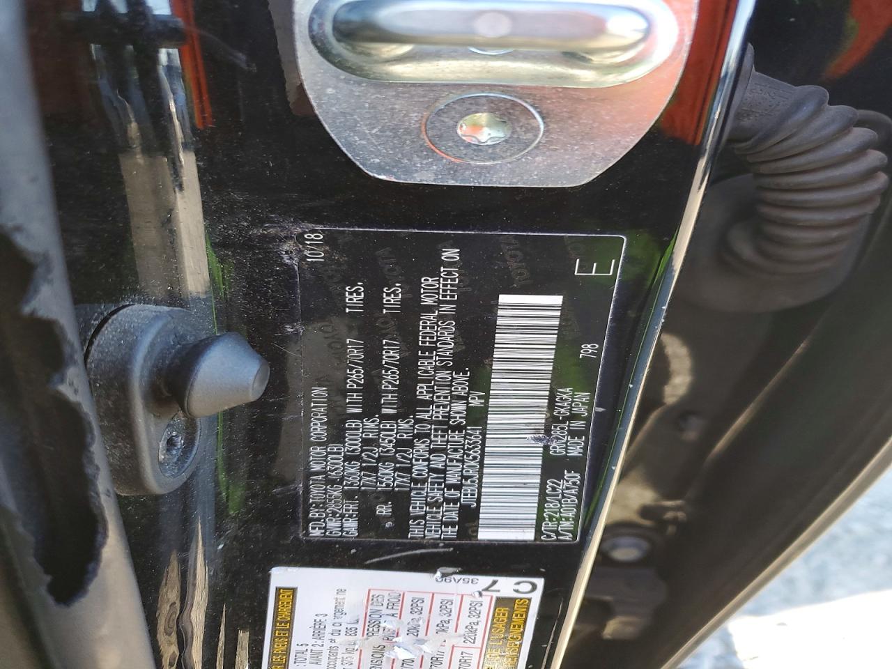2019 TOYOTA 4RUNNER