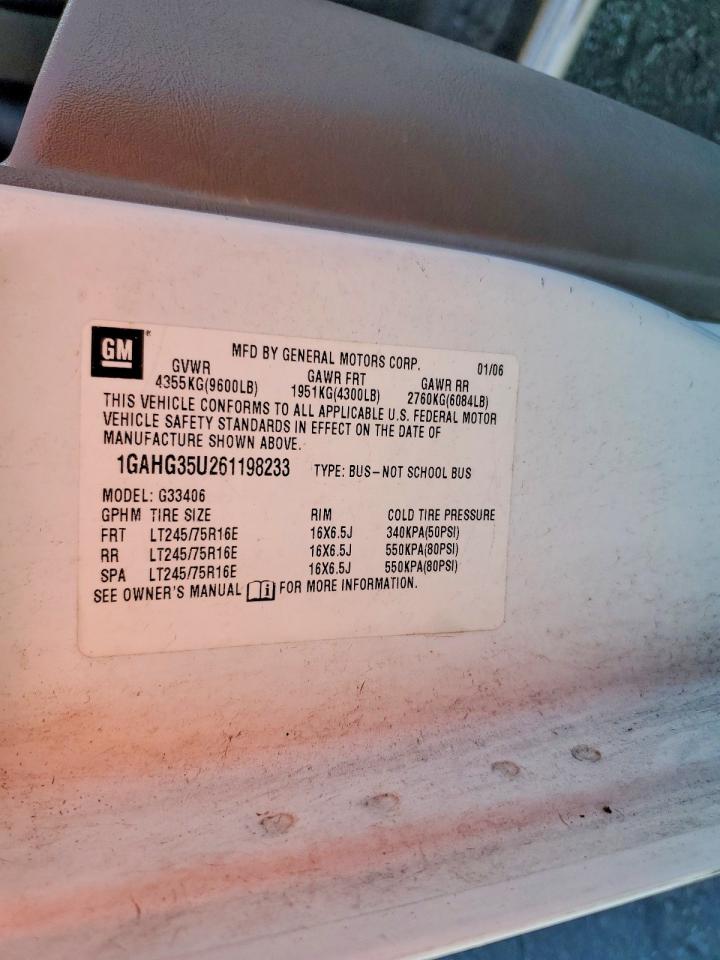 2006 CHEVROLET EXPRESS