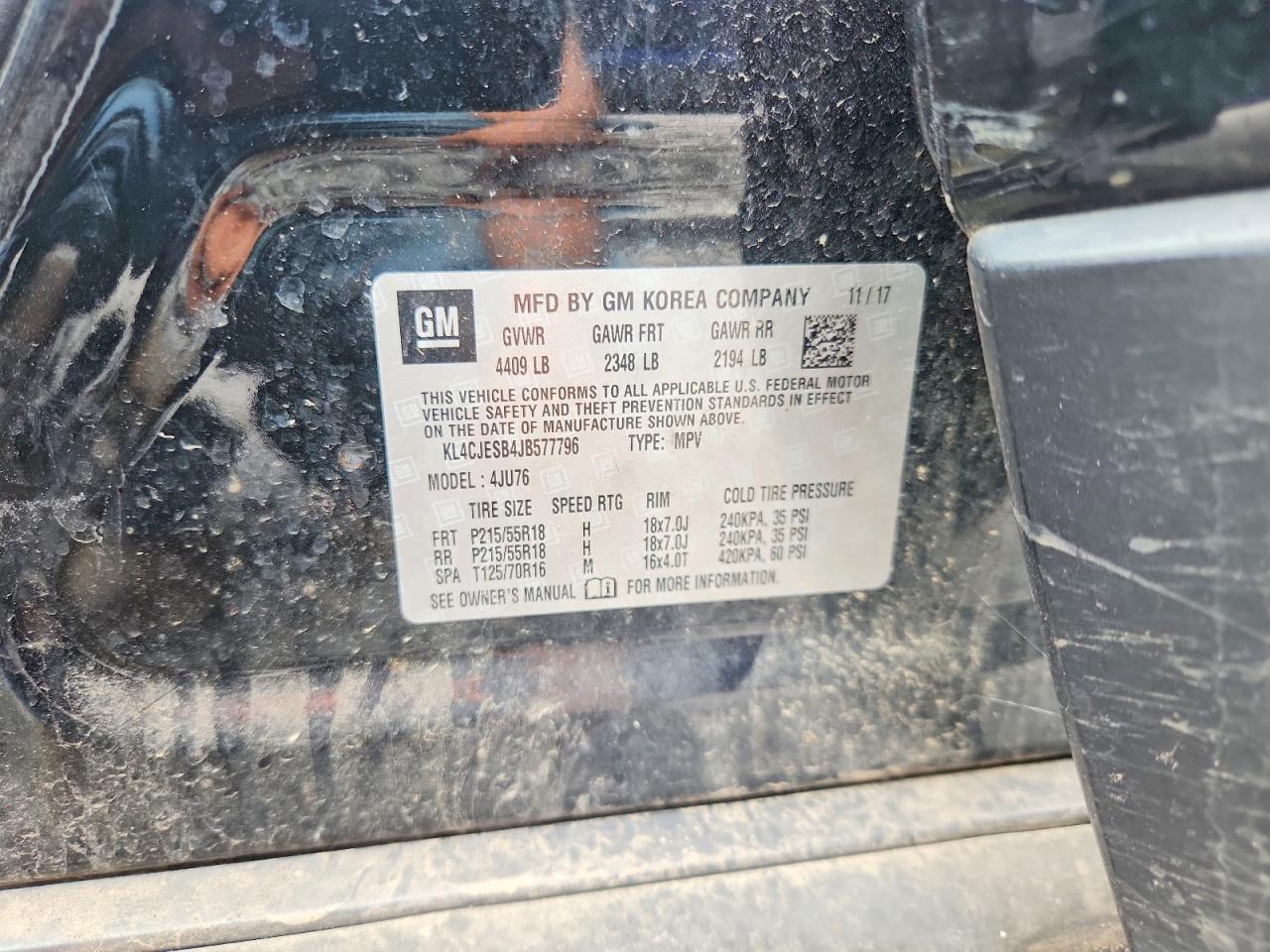 2018 BUICK ENCORE