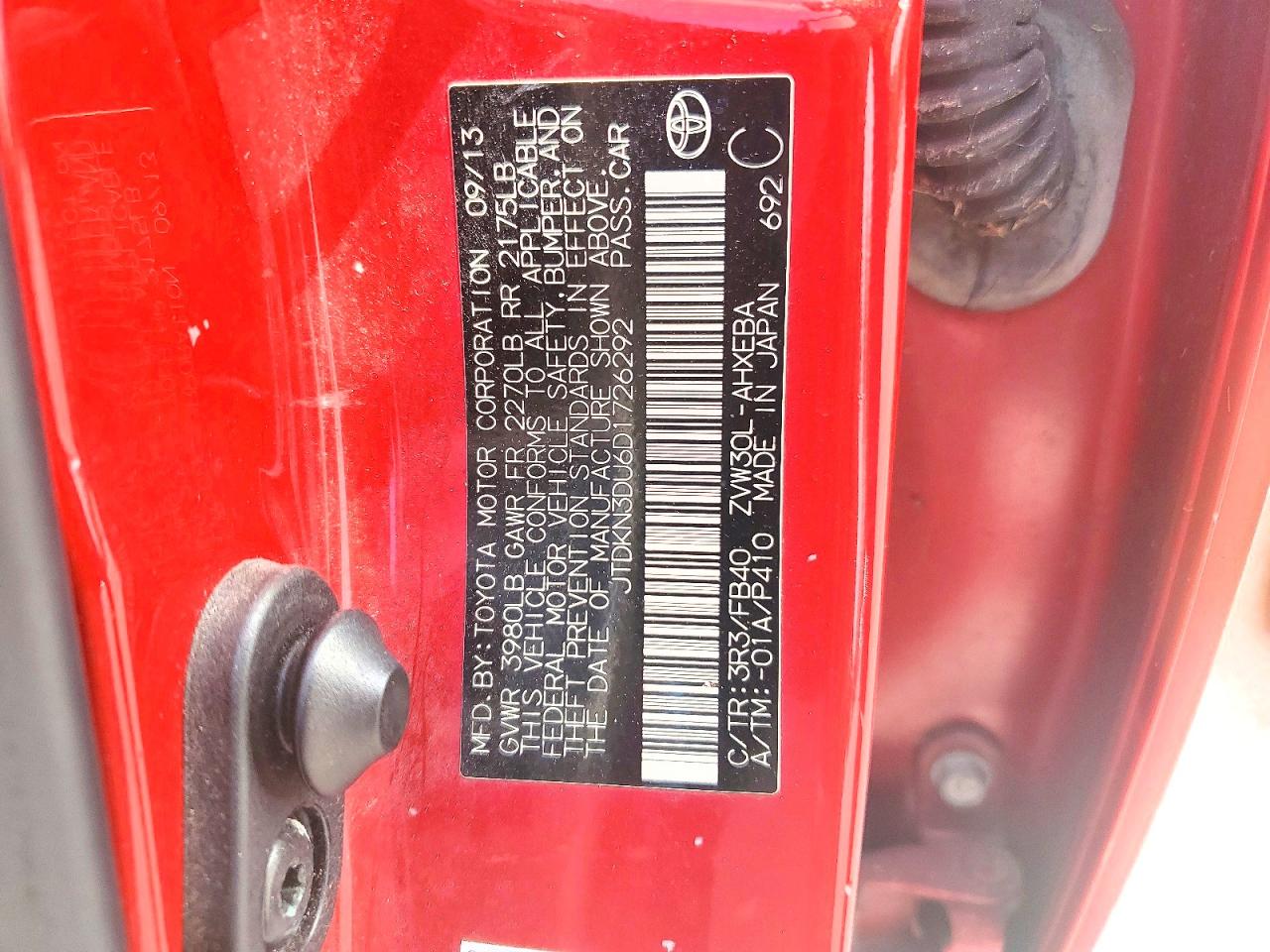 2013 TOYOTA PRIUS