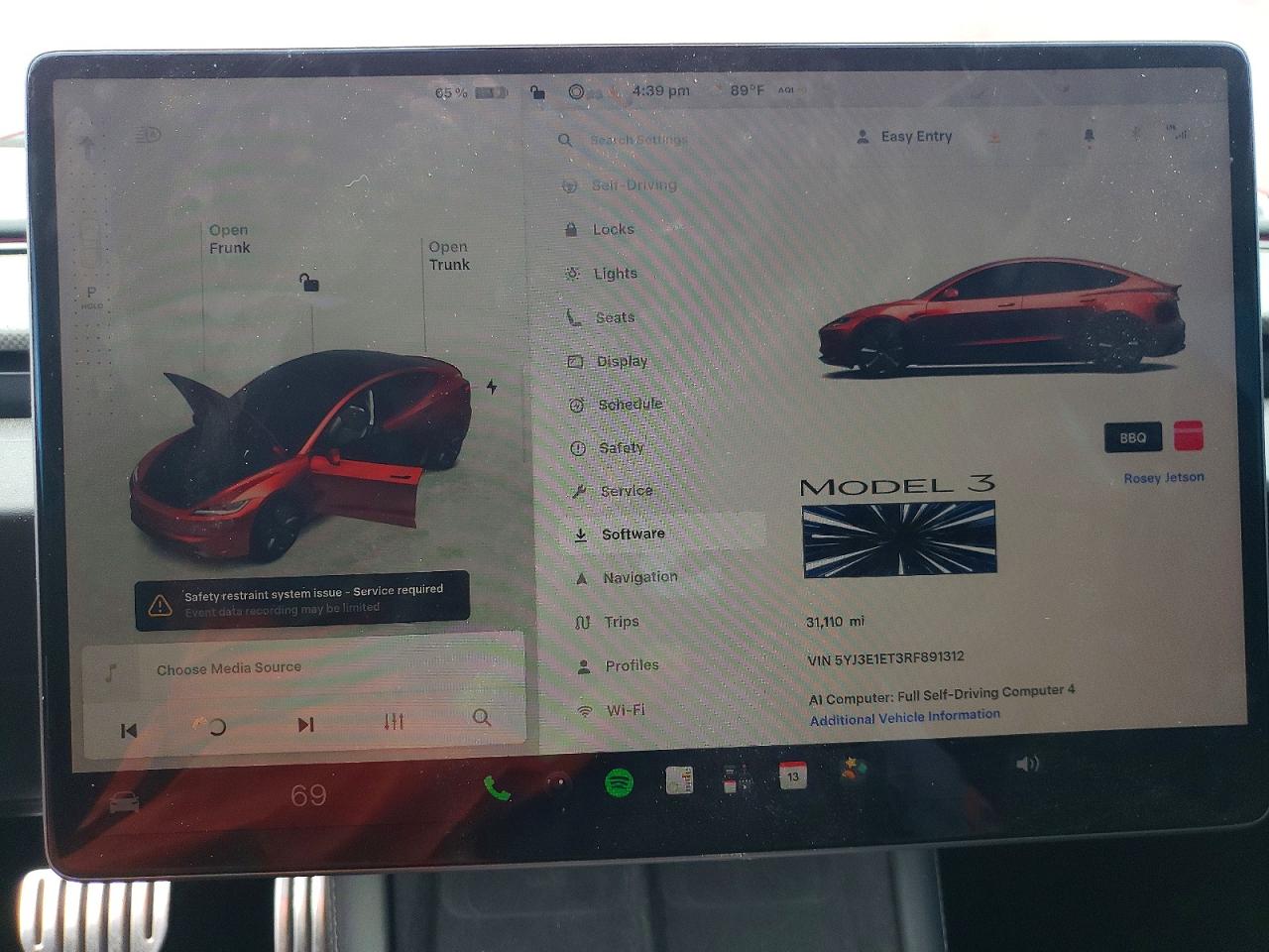 2024 TESLA MODEL 3