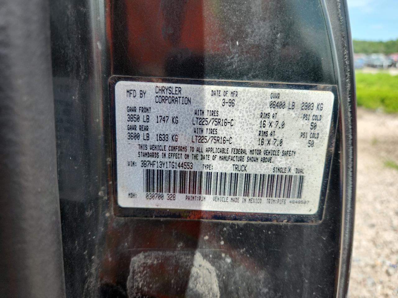 1996 DODGE All Models