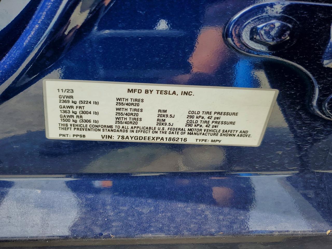 2023 TESLA MODEL Y