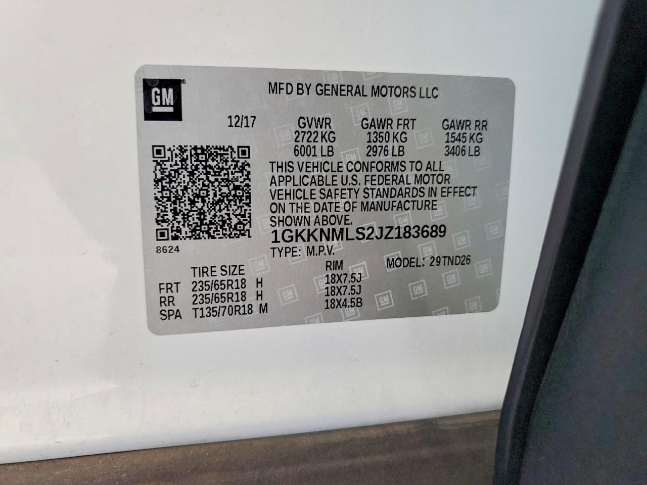 2018 GMC ACADIA