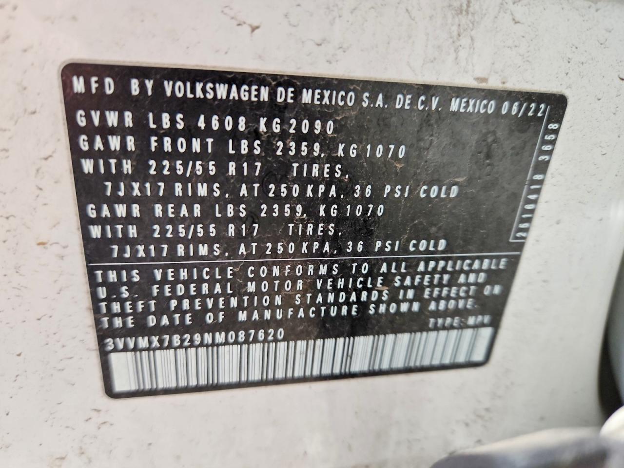 2022 VOLKSWAGEN ALL OTHER