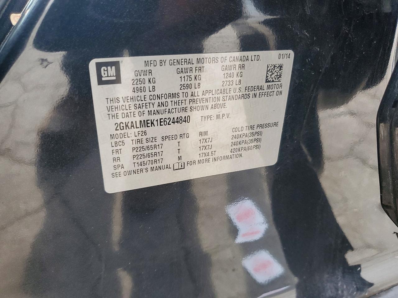 2014 GMC TERRAIN