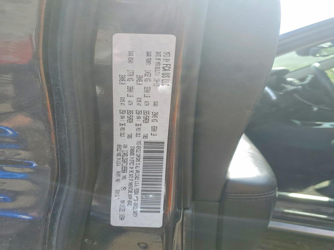 2015 DODGE DURANGO