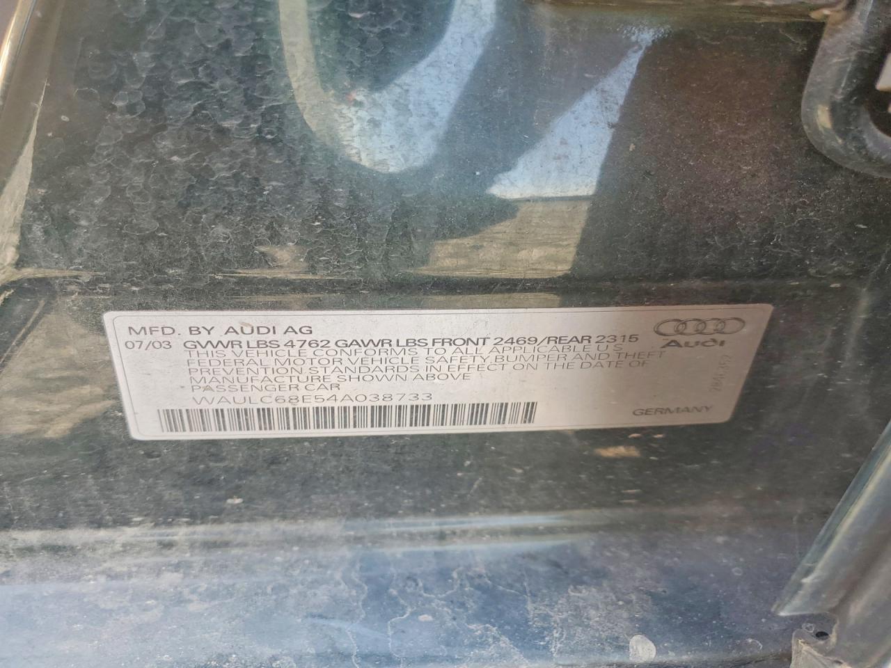 2004 AUDI A4
