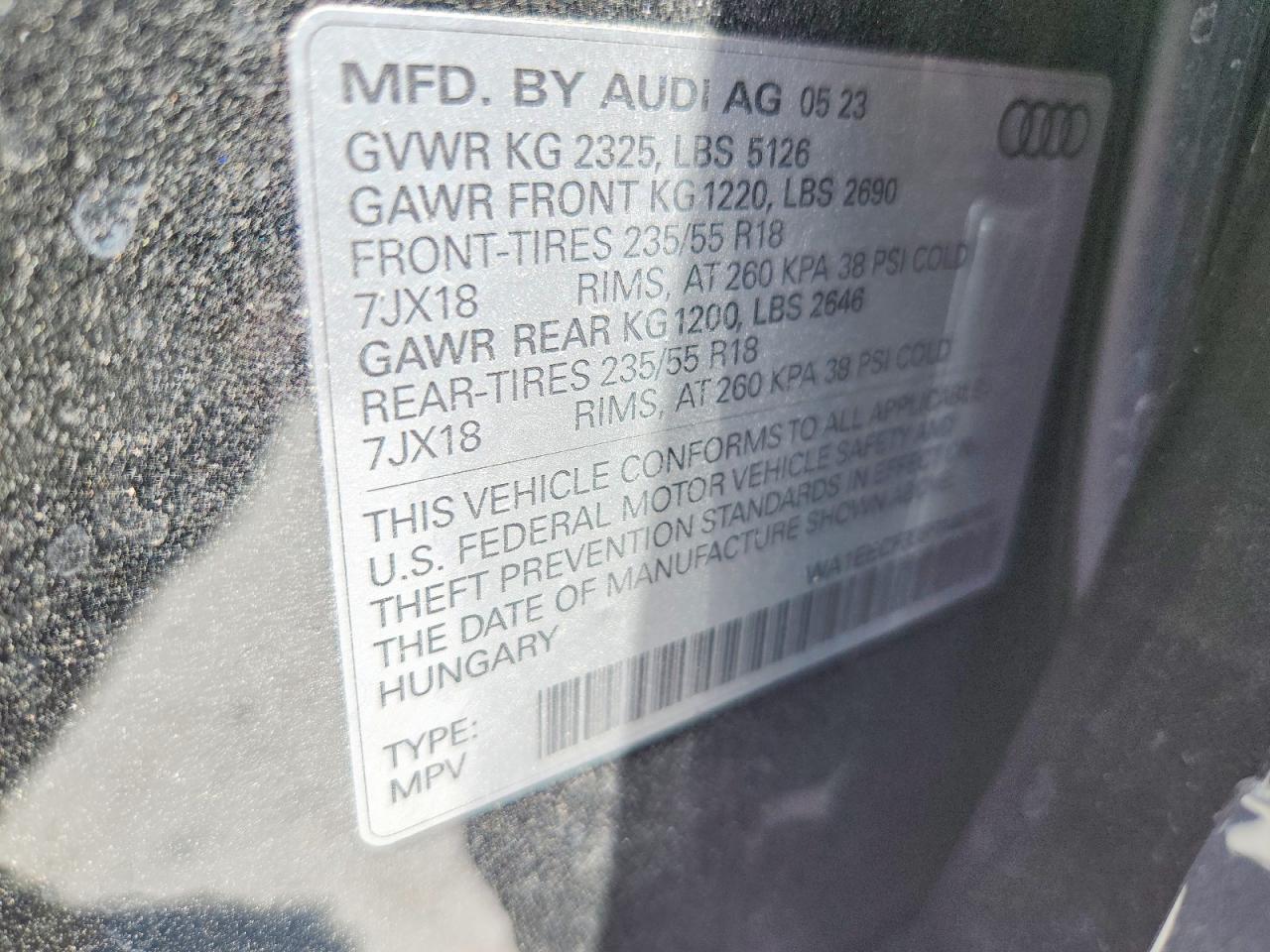 2023 AUDI Q3