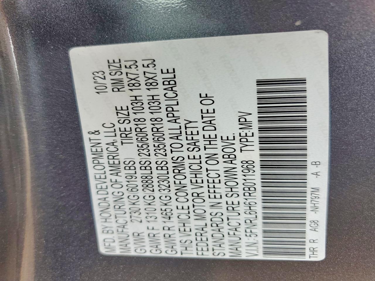 2024 HONDA ODYSSEY