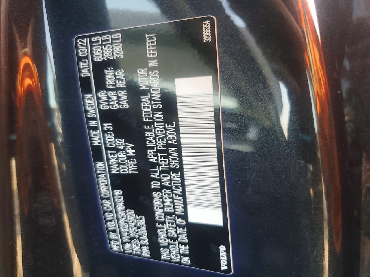 2022 VOLVO XC90