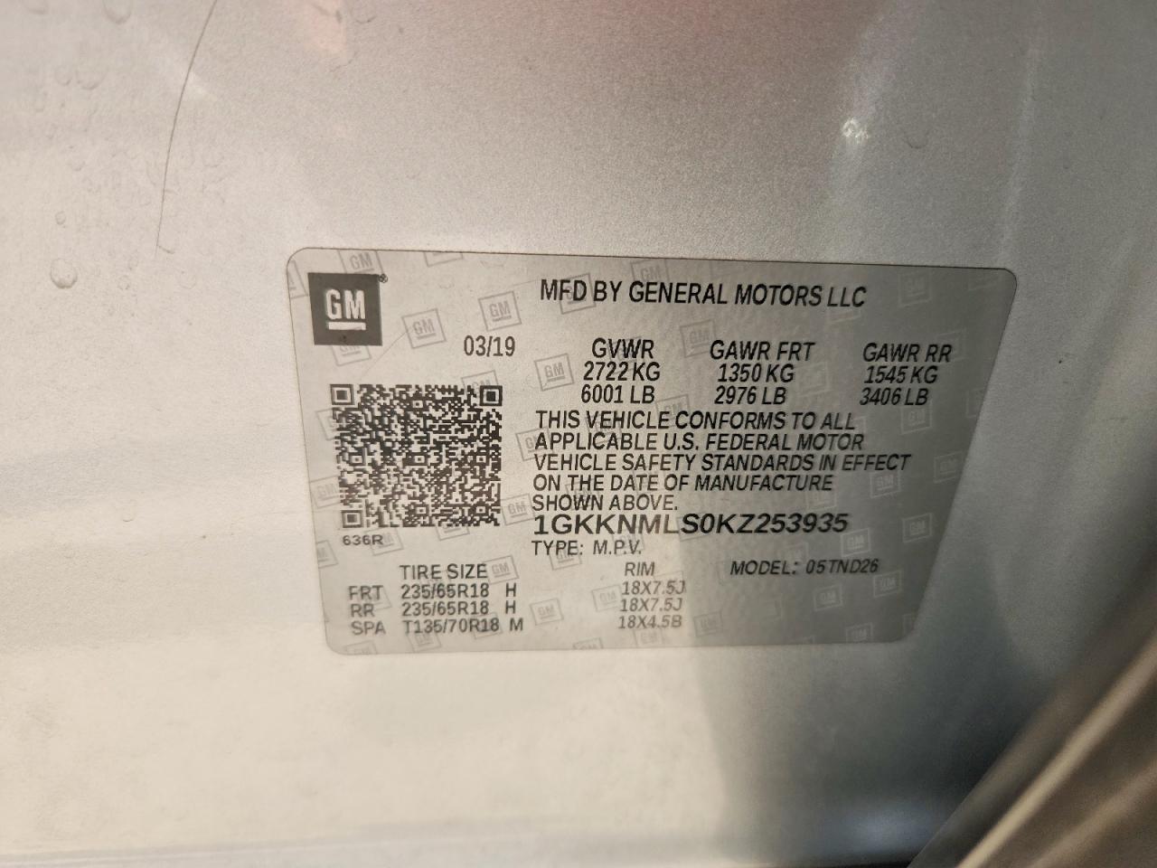 2019 GMC ACADIA