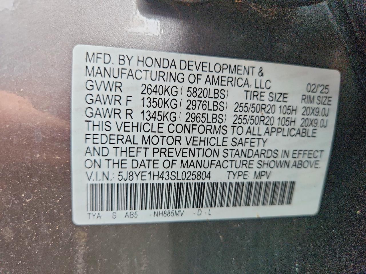 2025 ACURA MDX
