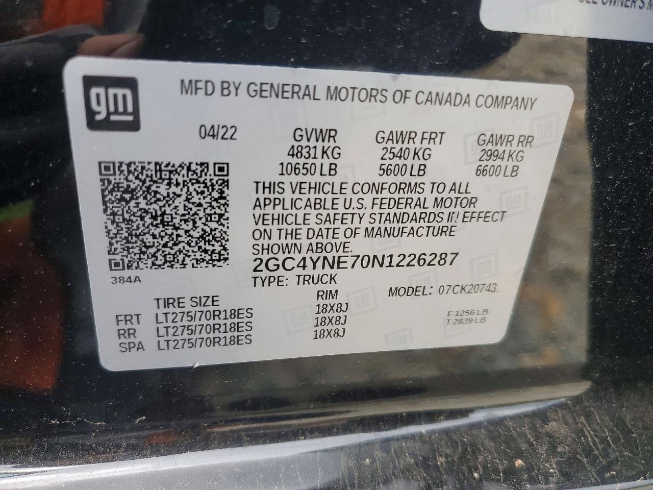 2022 CHEVROLET SILVERADO