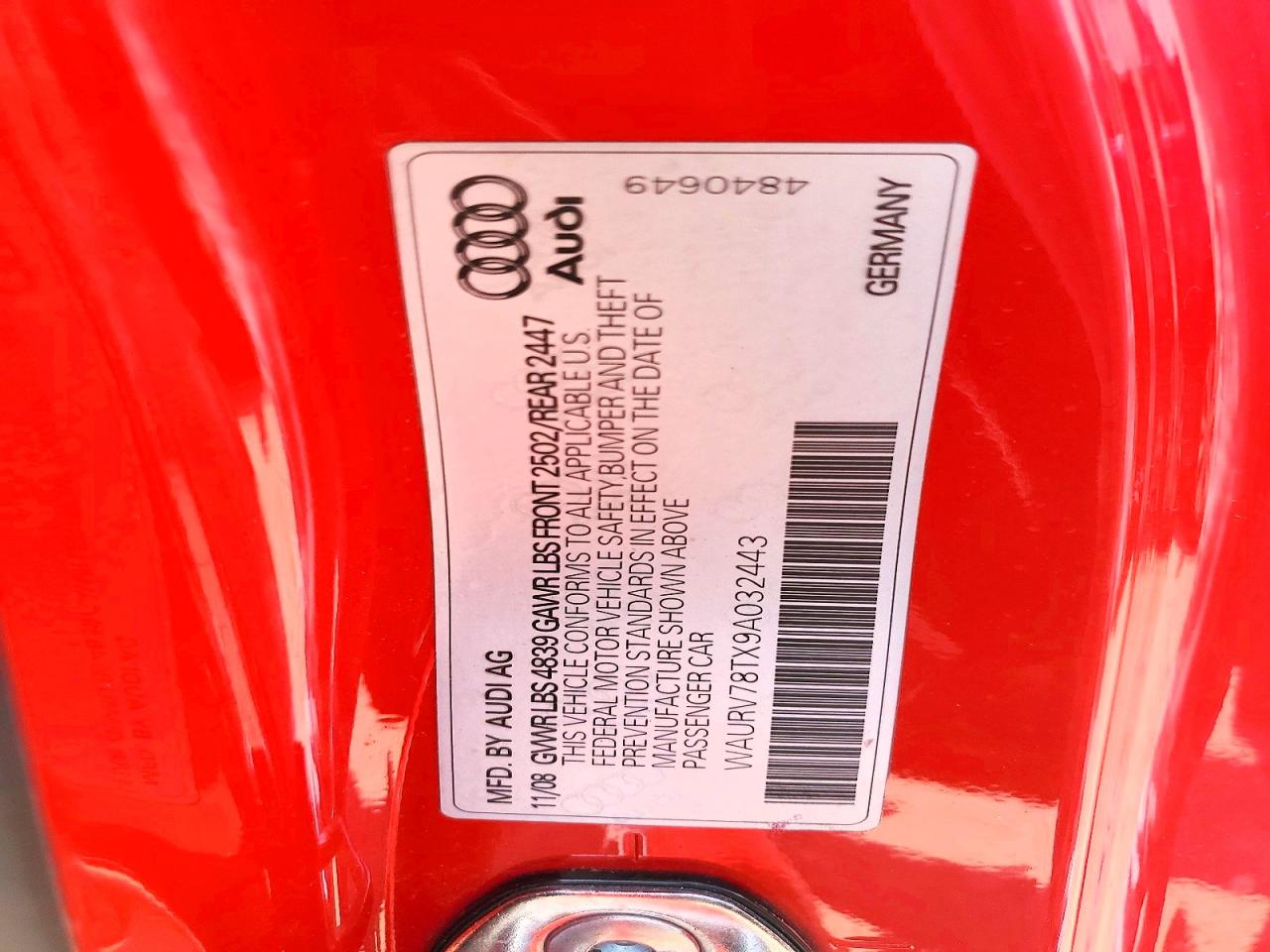 2009 AUDI S5/RS5