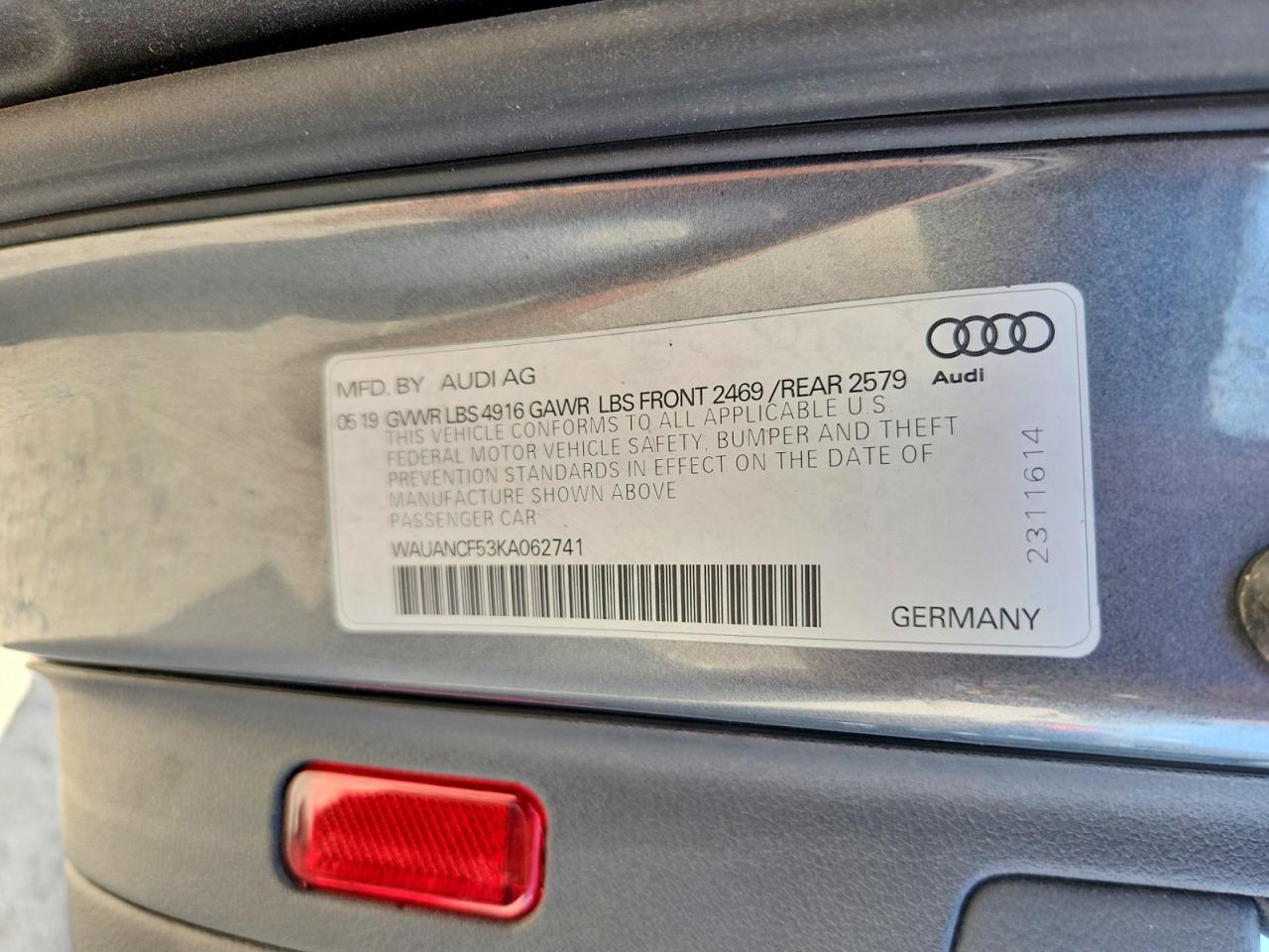 2019 AUDI A5