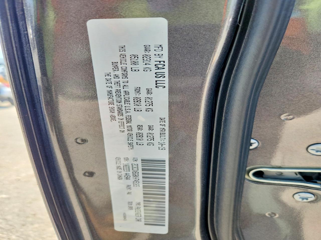 2019 DODGE CHARGER
