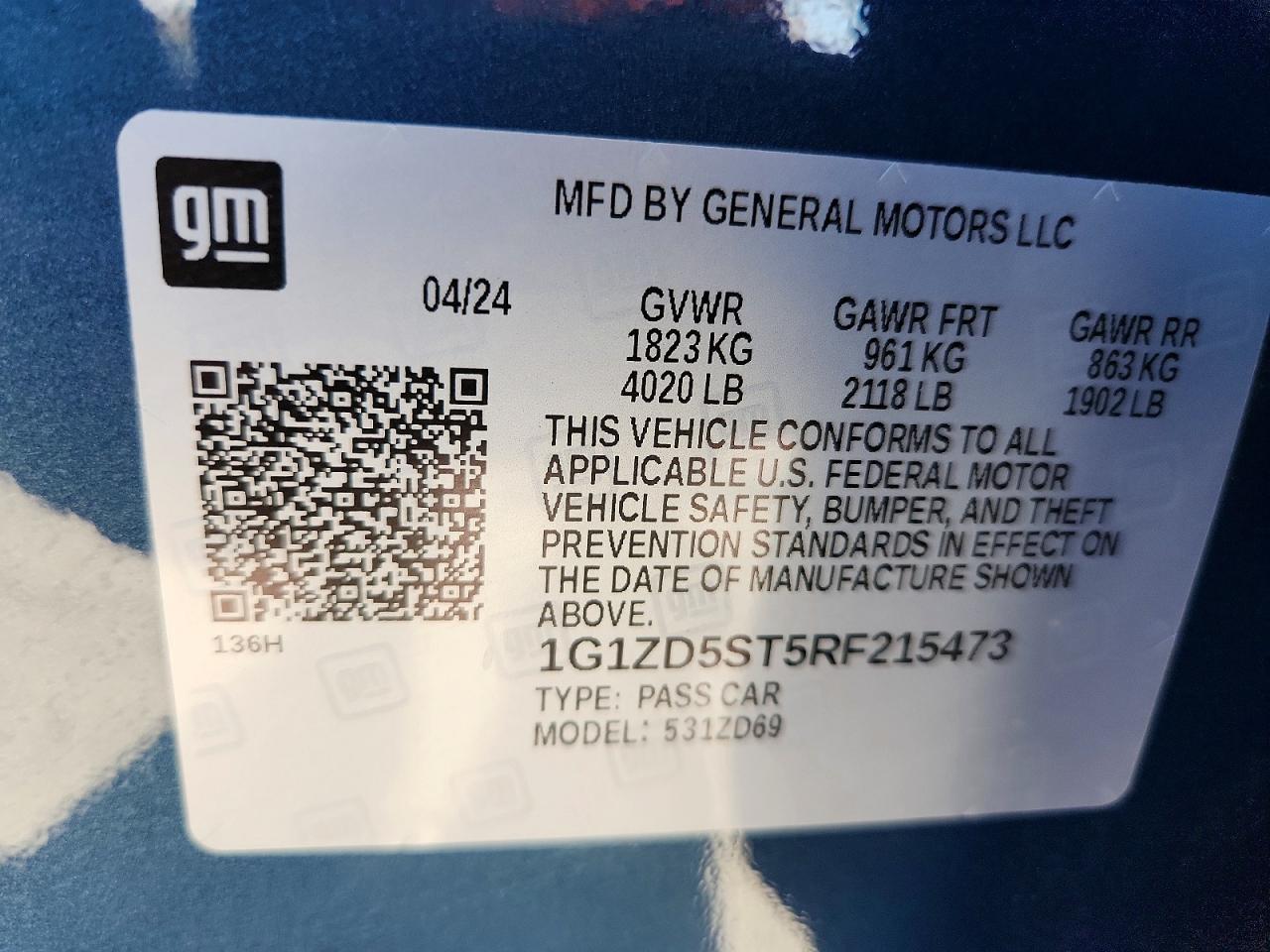 2024 CHEVROLET MALIBU