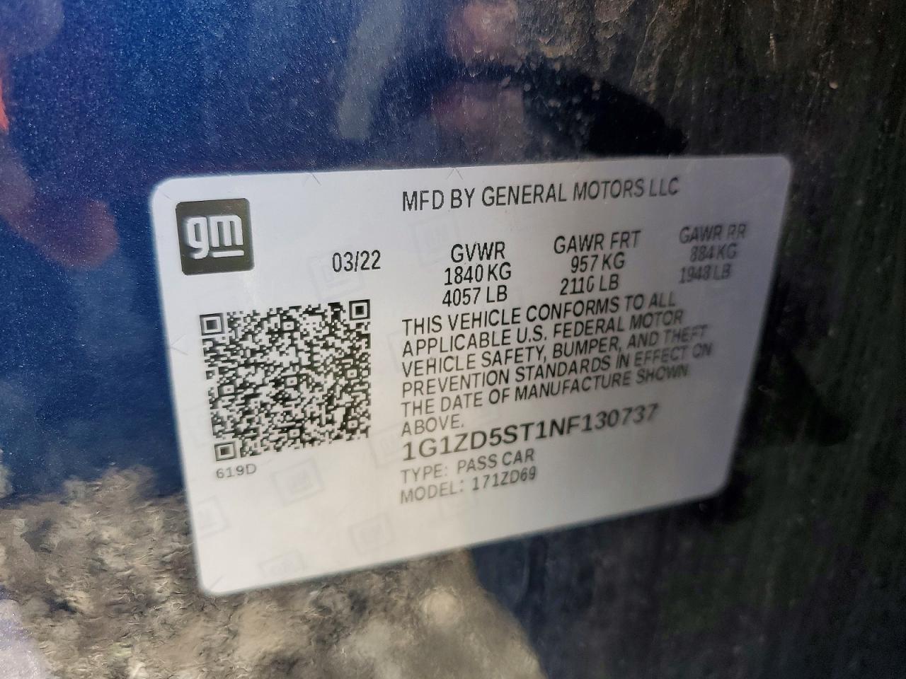 2022 CHEVROLET MALIBU
