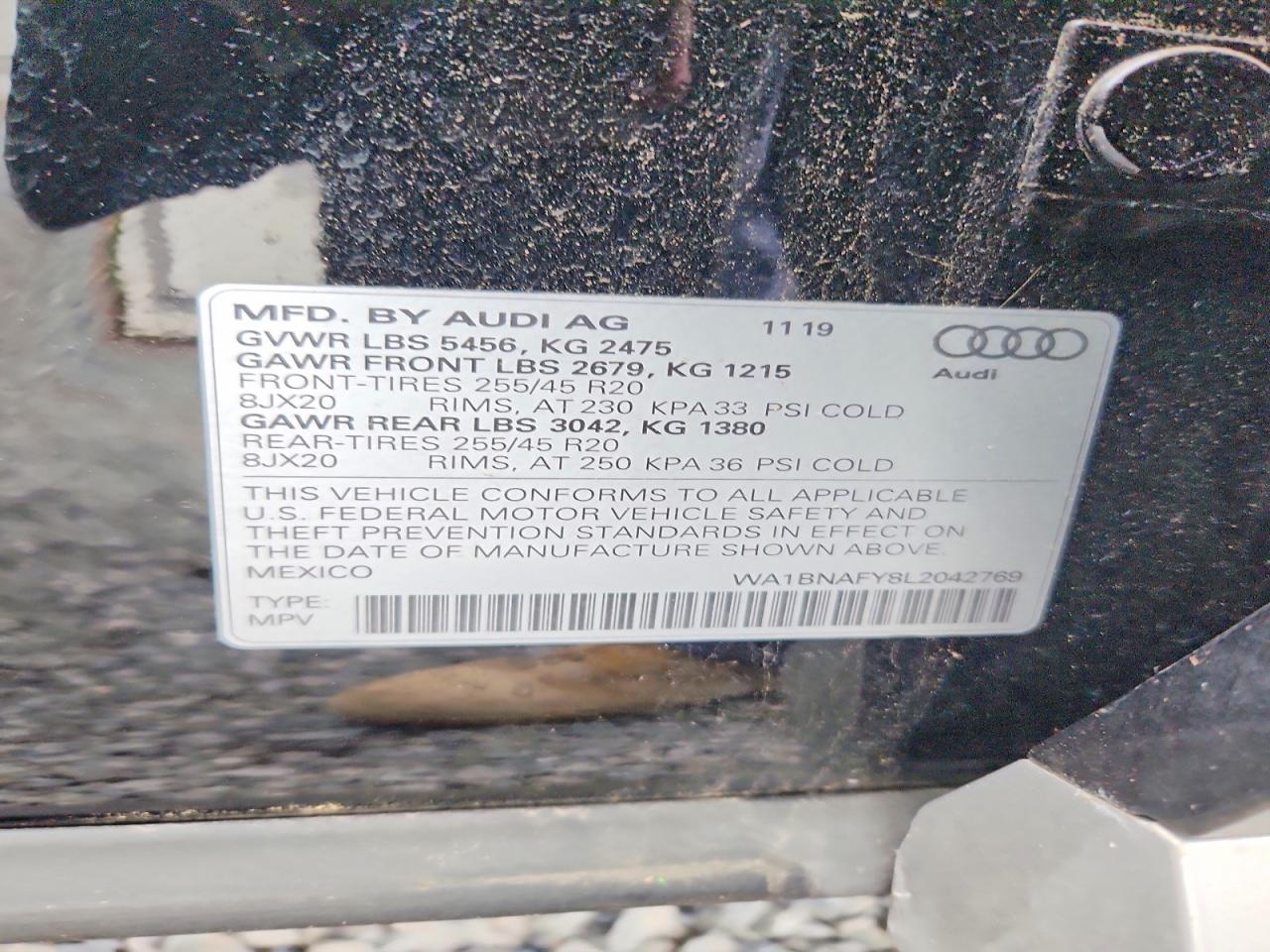 2020 AUDI Q5