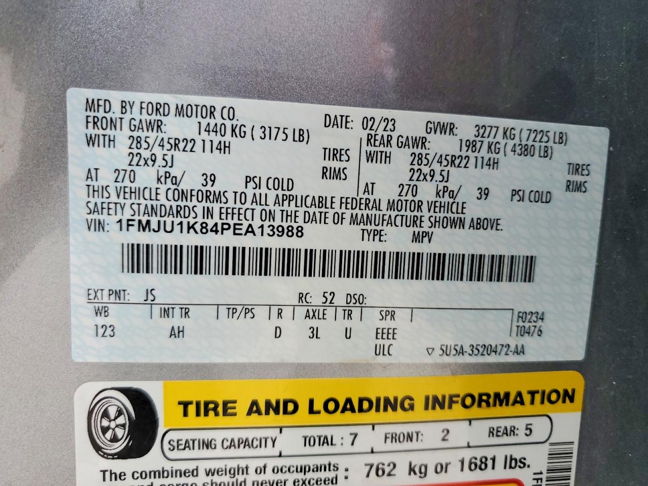 2023 FORD EXPEDITION