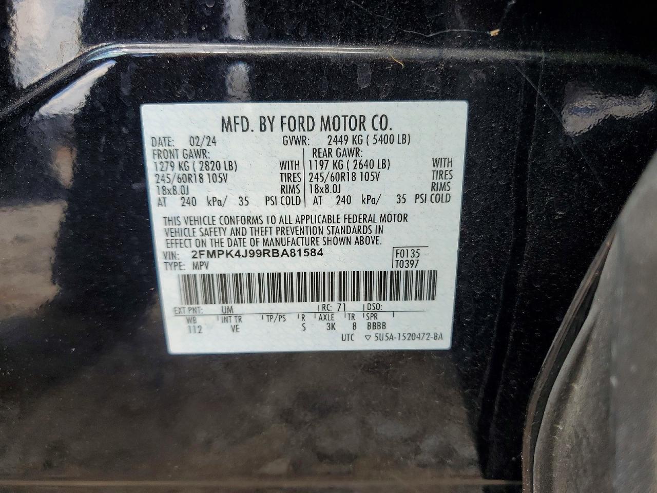 2024 FORD EDGE