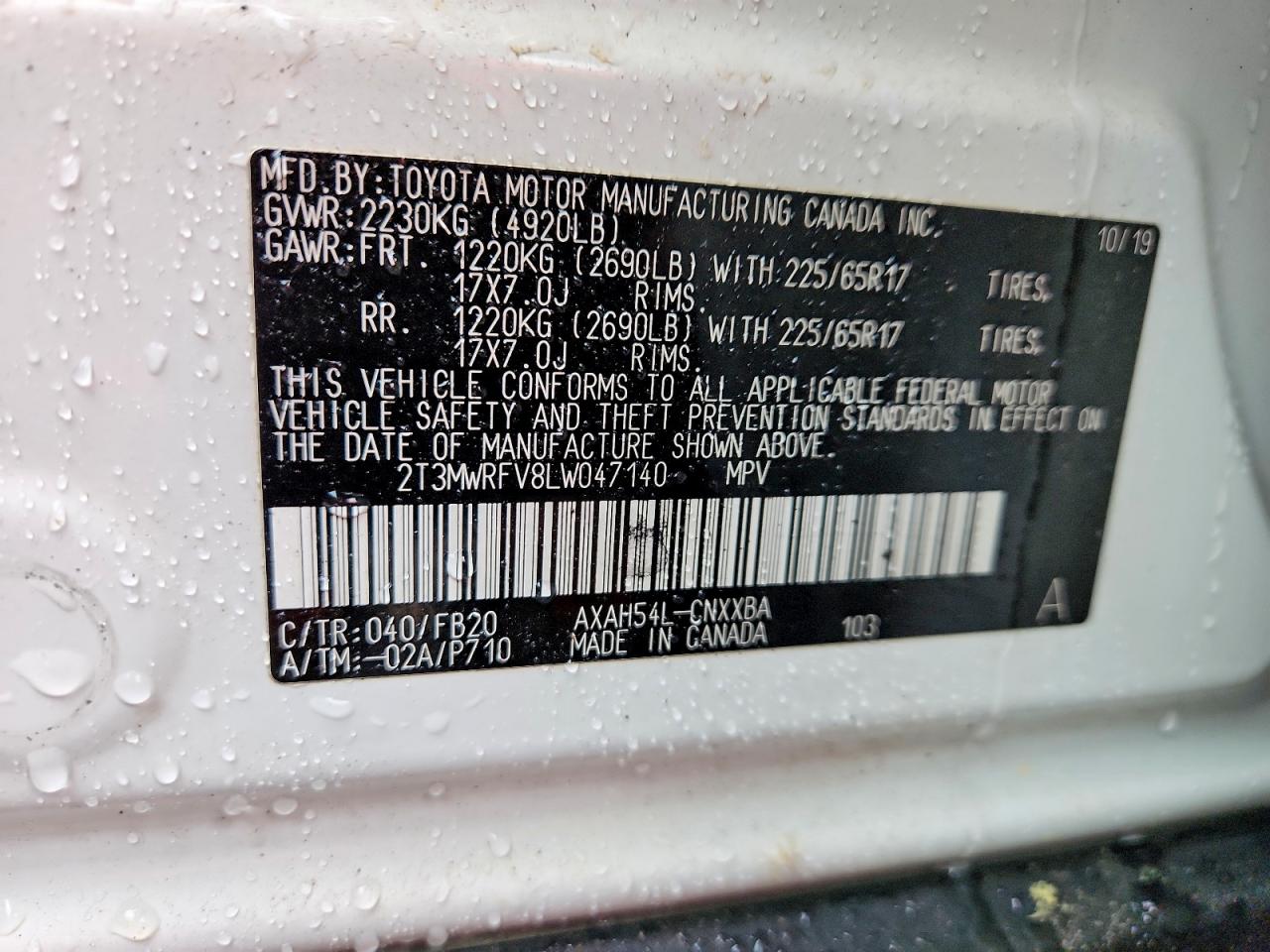 2020 TOYOTA RAV4