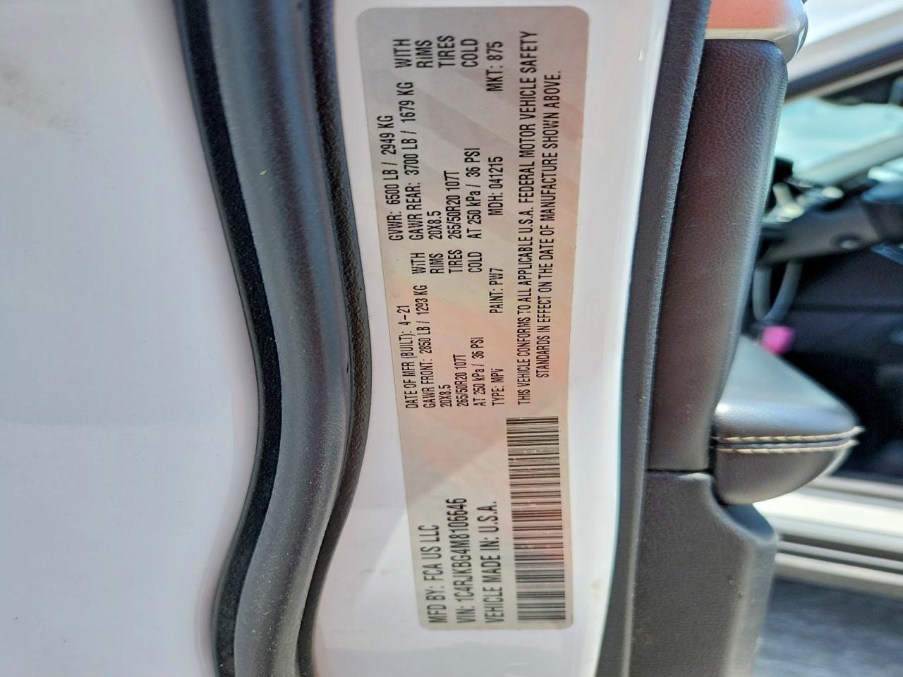 2021 JEEP GRAND CHER