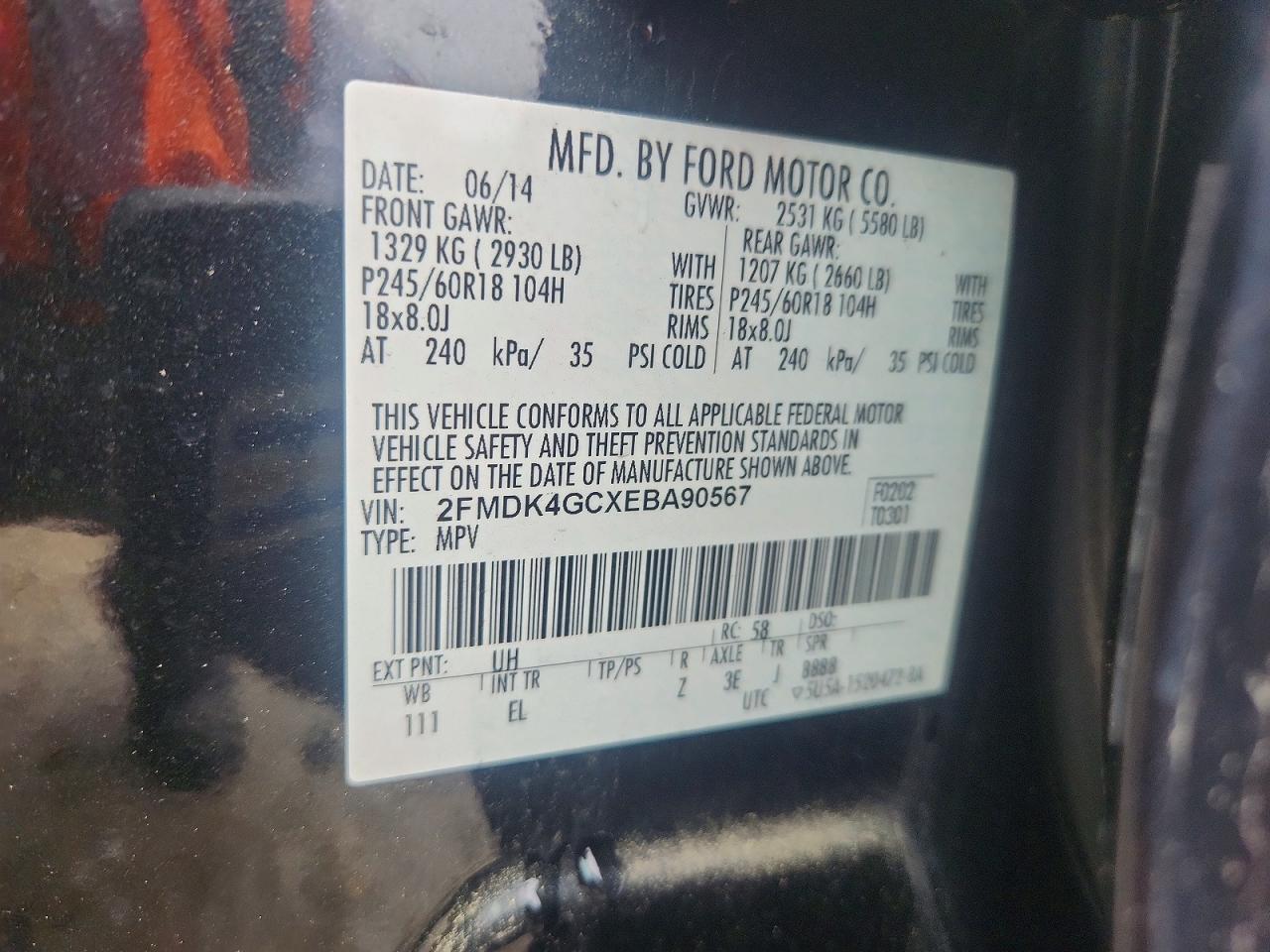 2014 FORD EDGE