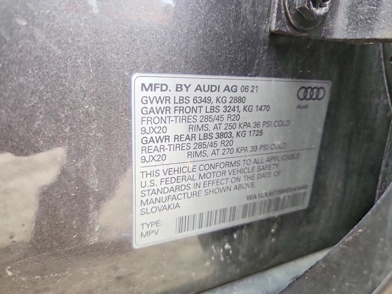 2021 AUDI Q7