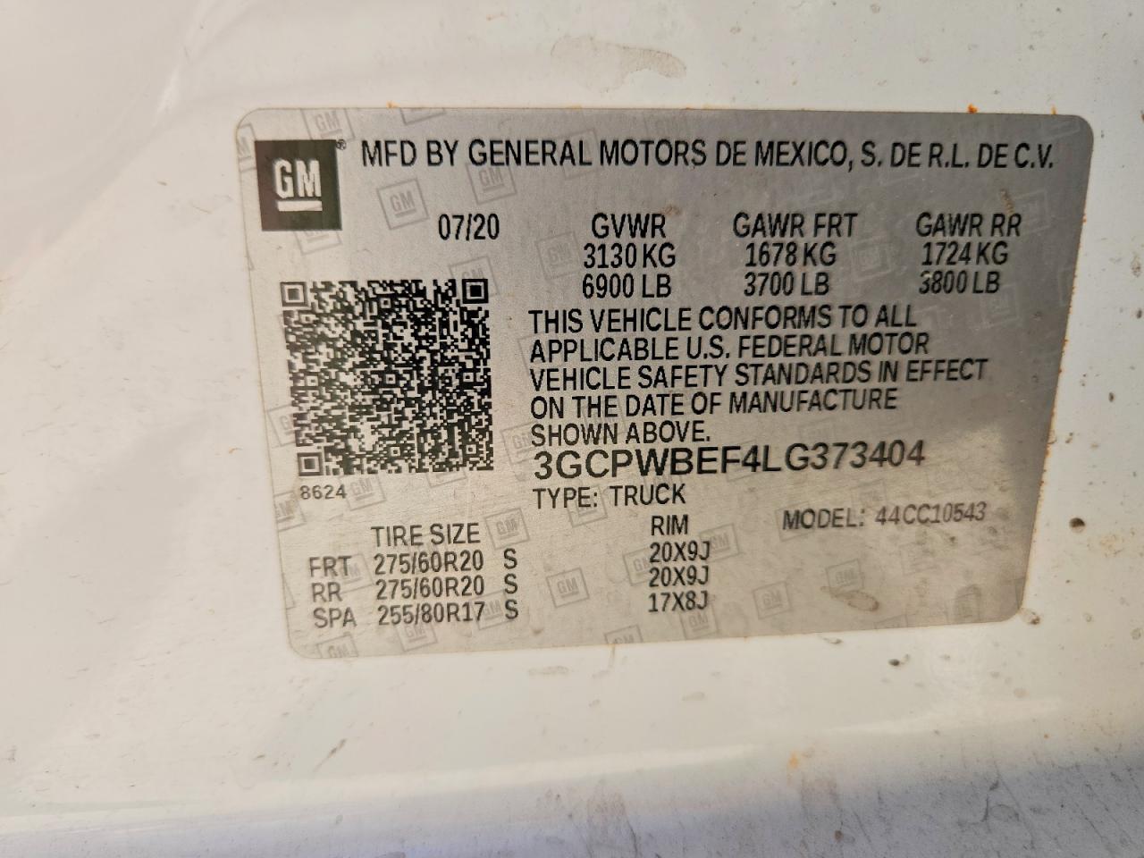 2020 CHEVROLET ALL Models